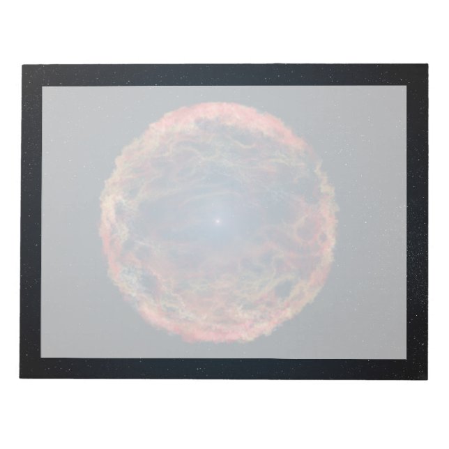 An Artist's Impression Of Supernova 1993j. Notepad (Front)