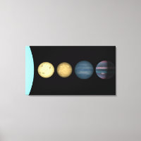 An artist's rendition comparing brown dwarfs 2