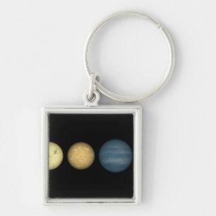An artist's rendition comparing brown dwarfs 2 key ring
