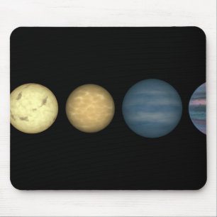 An artist's rendition comparing brown dwarfs 2 mouse mat