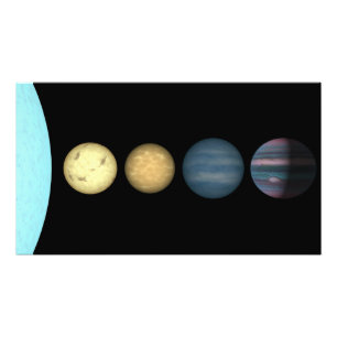 An artist's rendition comparing brown dwarfs 2 photo print