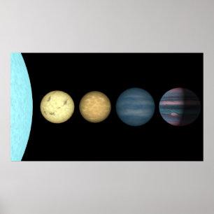 An artist's rendition comparing brown dwarfs 2 poster