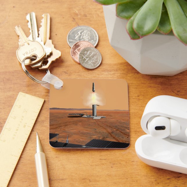 An Ascent Vehicle Leaving Mars. 2 Key Ring (Desk)