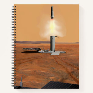 An Ascent Vehicle Leaving Mars. 2 Notebook
