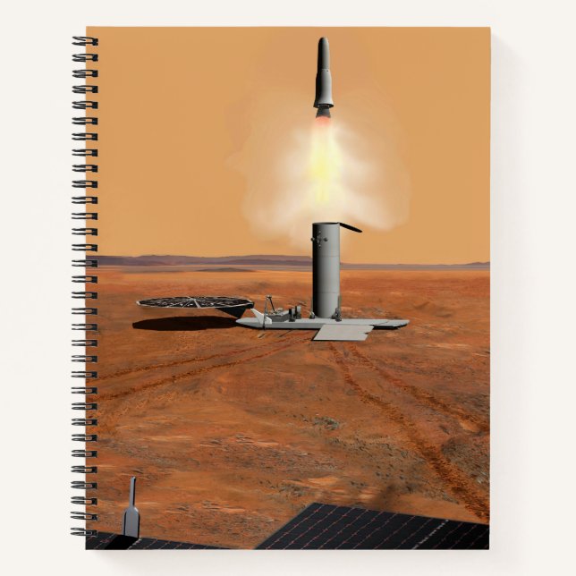 An Ascent Vehicle Leaving Mars. 2 Notebook (Front)