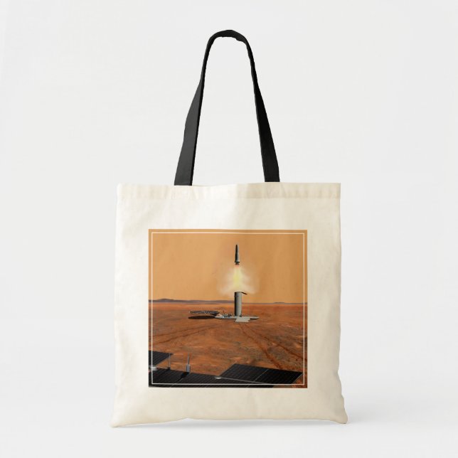 An Ascent Vehicle Leaving Mars. 2 Tote Bag (Front)
