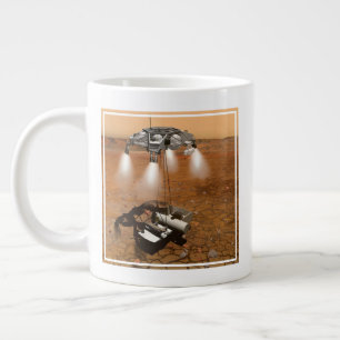 An Ascent Vehicle Leaving Mars. Large Coffee Mug
