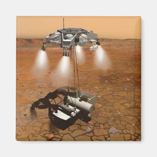 An Ascent Vehicle Leaving Mars. Magnet (Front)