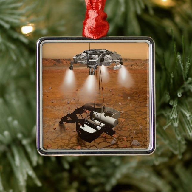An Ascent Vehicle Leaving Mars. Metal Tree Decoration (Tree)