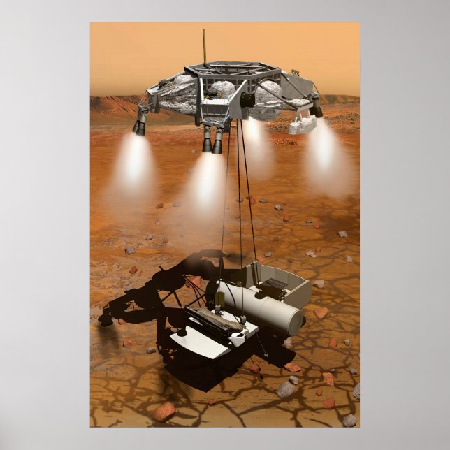 An Ascent Vehicle Leaving Mars. Poster (Front)