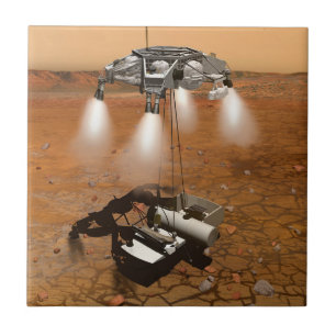 An Ascent Vehicle Leaving Mars. Tile