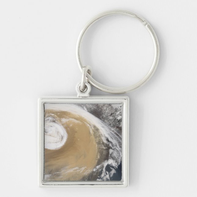 An Asian dust storm crosses the Pacific Key Ring (Front)