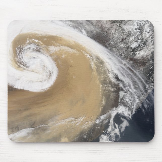 An Asian dust storm crosses the Pacific Mouse Mat (Front)
