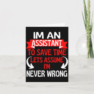 An assistant to save time, let's assume wrongAn as Card