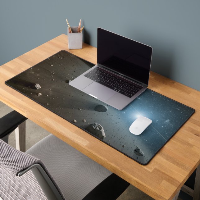 An Asteroid Belt Around The Bright Star Vega. Desk Mat (Office 2)