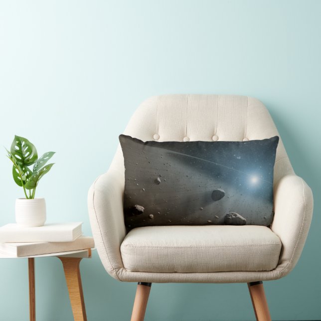 An Asteroid Belt Around The Bright Star Vega. Lumbar Cushion (Chair)