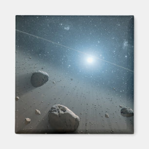 An Asteroid Belt Around The Bright Star Vega. Magnet