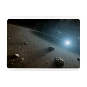 An Asteroid Belt Around The Bright Star Vega. Magnet