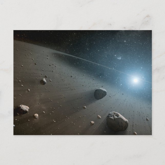 An Asteroid Belt Around The Bright Star Vega. Postcard (Front)