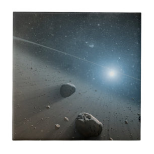 An Asteroid Belt Around The Bright Star Vega. Tile