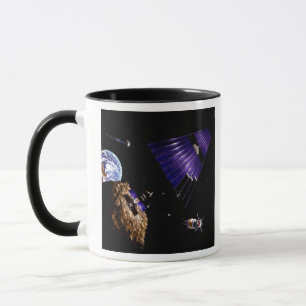 An asteroid mining mission mug
