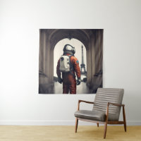An astronaut in Paris