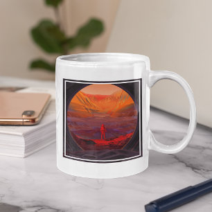 An Astronaut On Mars Large Coffee Mug