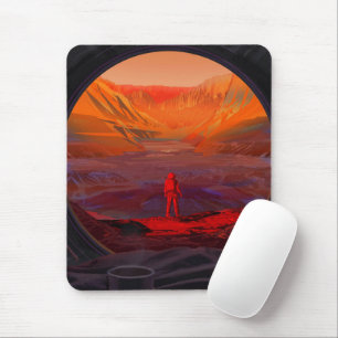 An Astronaut On Mars Mouse Mat