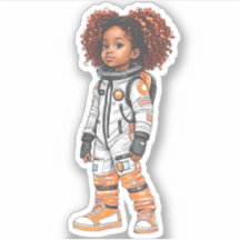An Astronaut Team Member - Orange