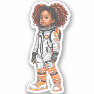 An Astronaut Team Member - Orange
