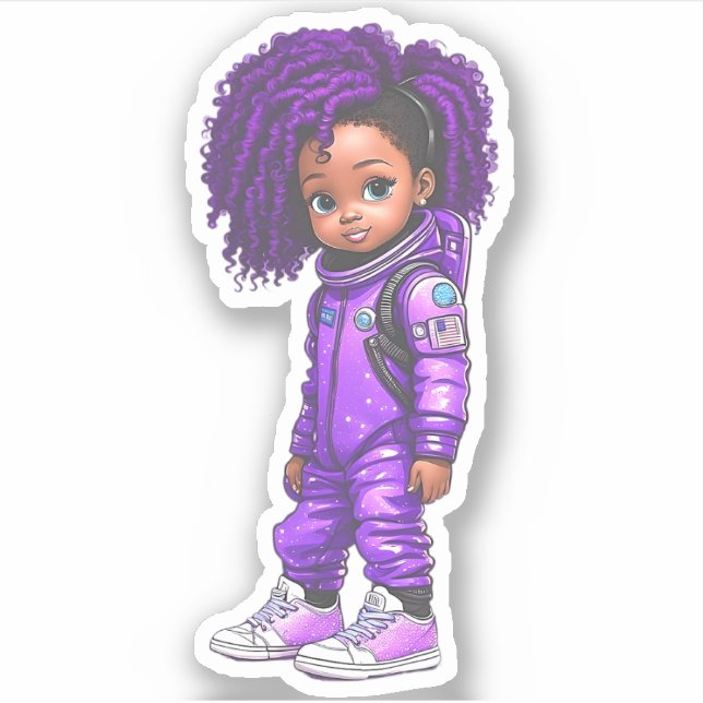 An Astronaut Team Member - Purple (Front)