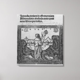 An Astronomer stargazing Canvas Print