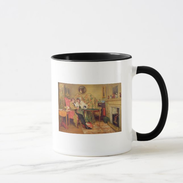An Attentive Visitor Mug (Right)