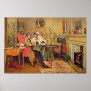 An Attentive Visitor Poster