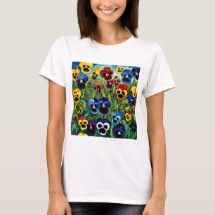 An Audience of Pansies T-Shirt