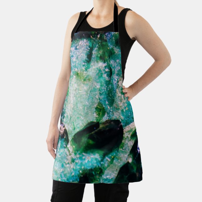 An Aura of Emeralds Apron (Insitu)
