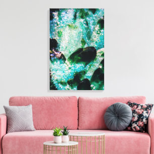 An Aura of Emeralds Canvas Print