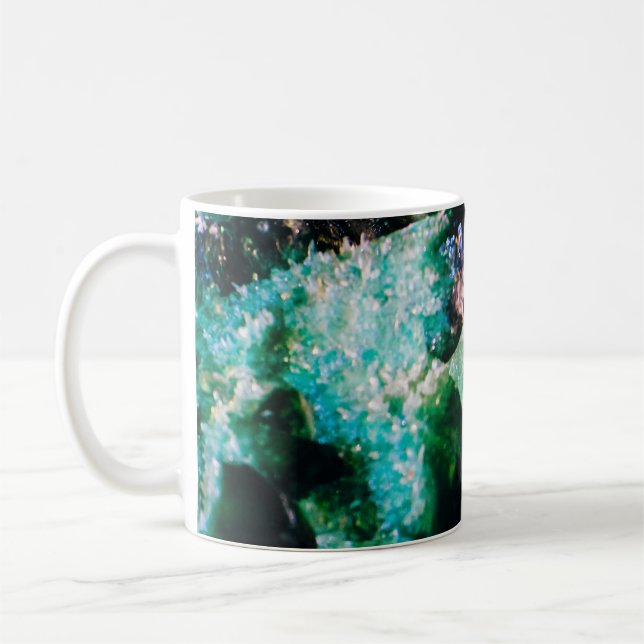 An Aura of Emeralds Coffee Mug (Left)