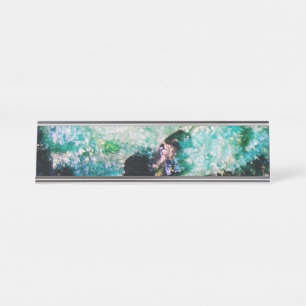 An Aura of Emeralds Desk Name Plate