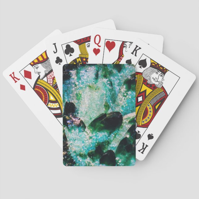 An Aura of Emeralds Playing Cards (Back)