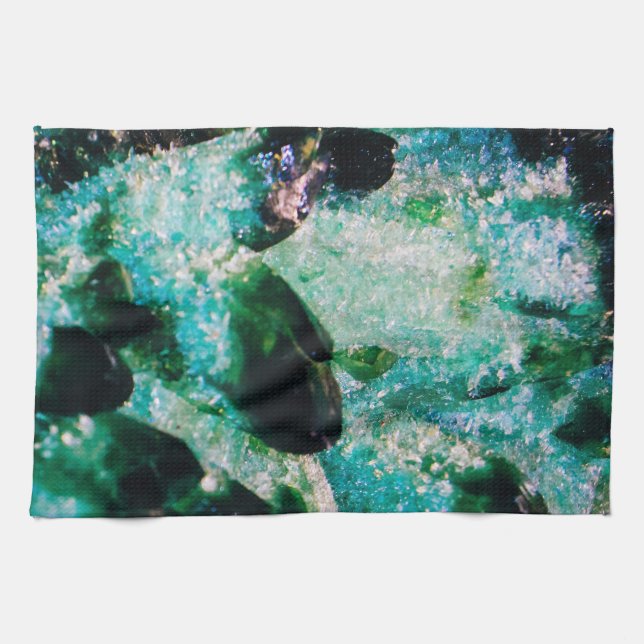 An Aura of Emeralds Tea Towel (Horizontal)
