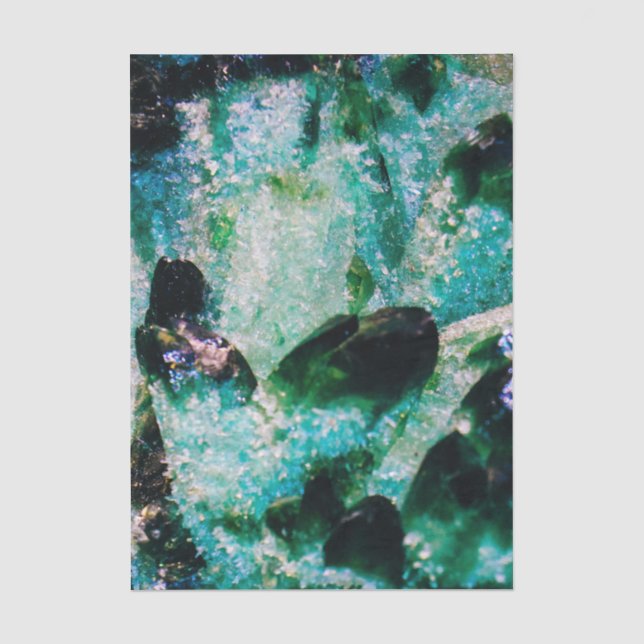 An Aura of Emeralds Tissue Paper (Front)