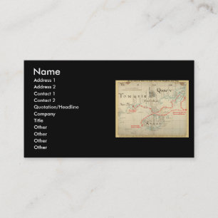 An Authentic 1690 Pirate Map (with embellishments) Business Card