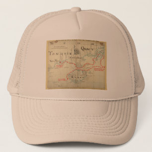 An Authentic 1690 Pirate Map (with embellishments) Trucker Hat