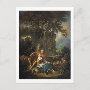 An Autumn Pastoral - François Boucher Postcard