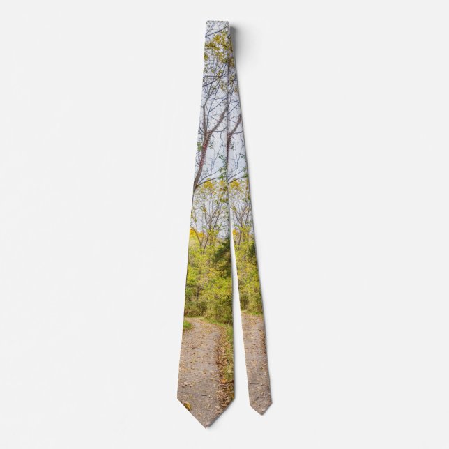 An Autumn Runge Walk Neck Tie (Front)