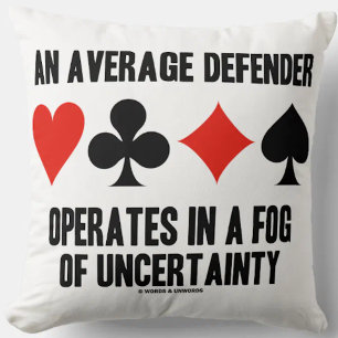 An Average Defender Operates In Fog Of Uncertainty Cushion