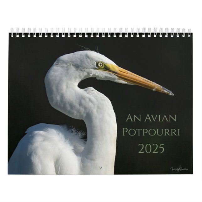 An Avian Potpourri 2025 Calendar (Cover)