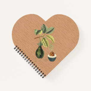 An Avocado on a Branch Personalised Composition Notebook
