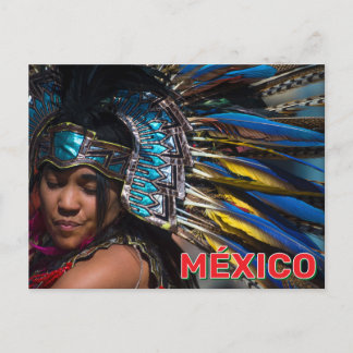 An Aztec Heritage Dancer  Postcard